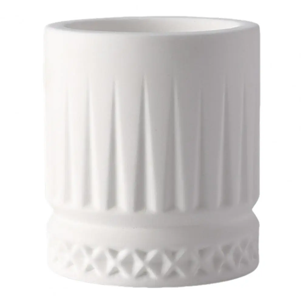 White Ceramic Vessel for Candles Elegant 200ml Therapy Container White Candles Holder for Home Decor Corrosion for Candles