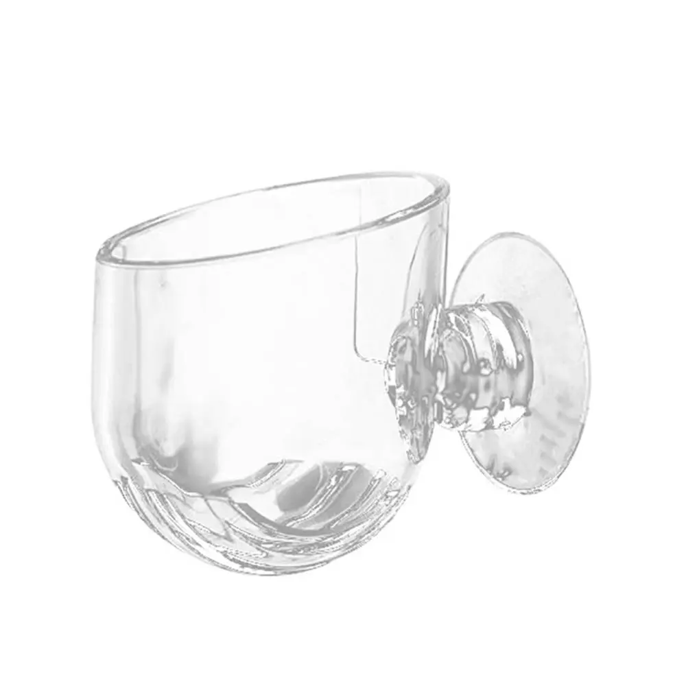 Fish Creative Tank Aquarium Glass Plant Cup Red Worm Feeding Container Holder Plant Cup