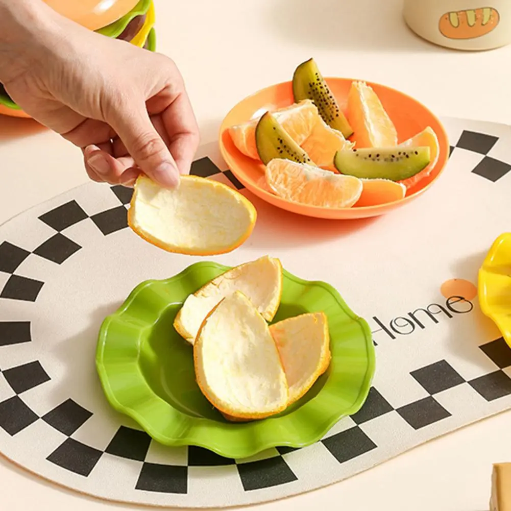 Cartoon Shape Tableware Hamburger-shaped Dipping Dishes Set for Parties Kitchen Accessories Bone Discard Bowl Condiment for Food