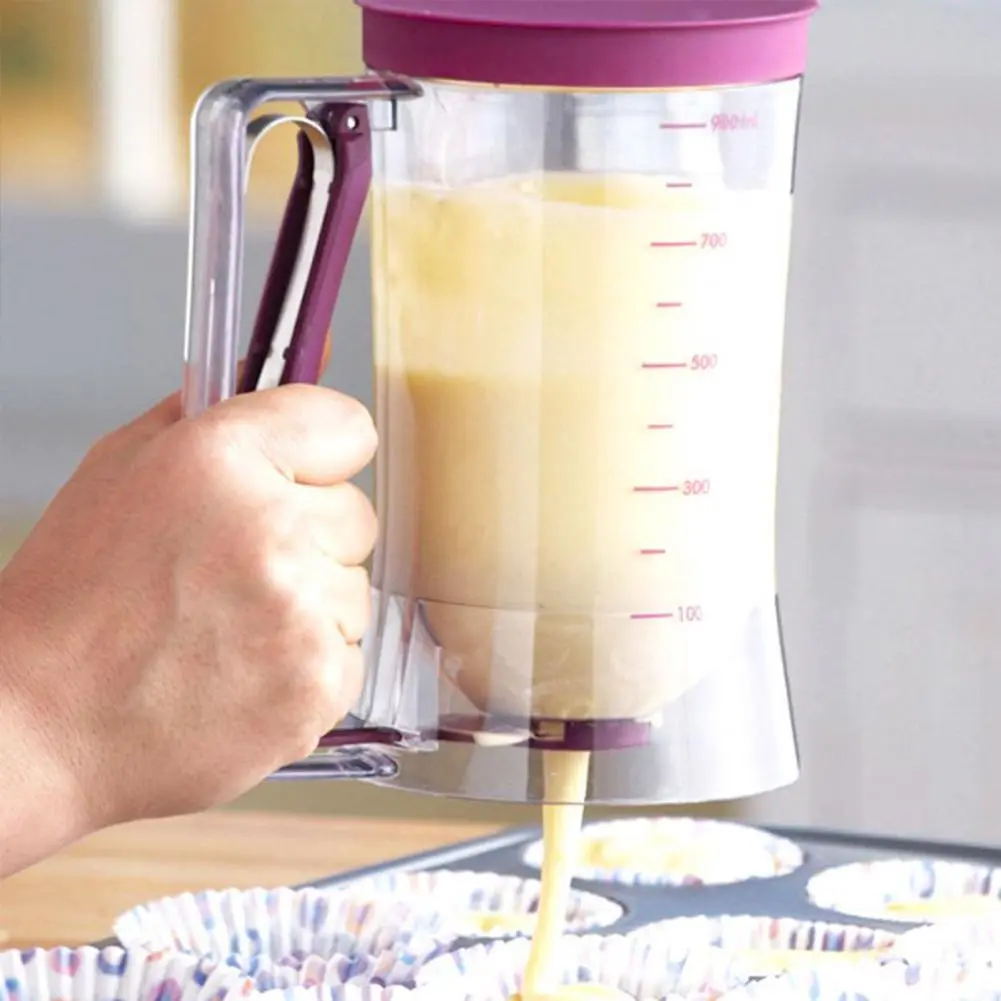 Pancake Maker with Measuring Label Bpa-free Pancake Batter Dispenser with Measuring Label Easy Pour for Baking for Waffles