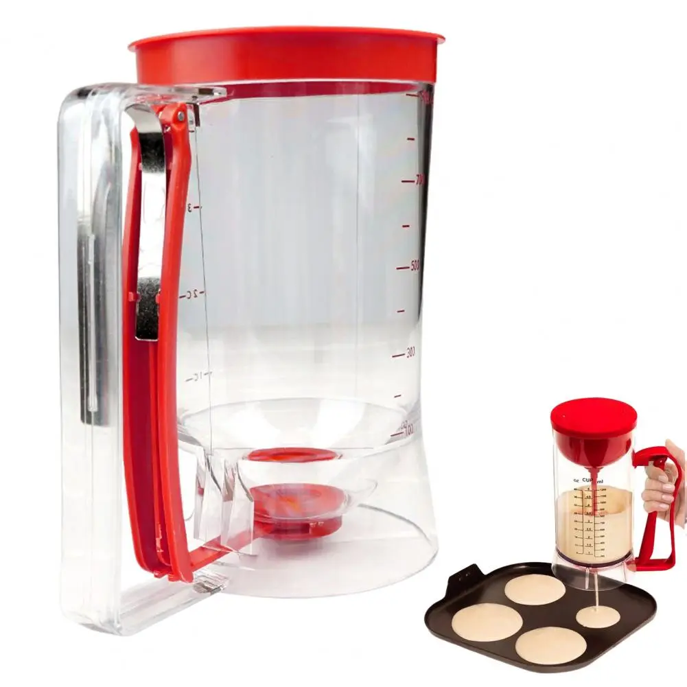 Pancake Maker with Measuring Label Bpa-free Pancake Batter Dispenser with Measuring Label Easy Pour for Baking for Waffles