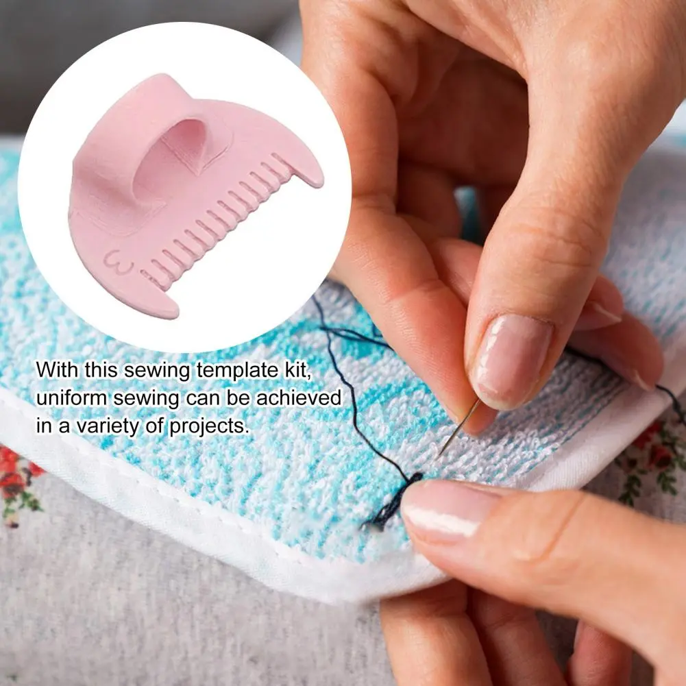 Handling Sewing Gauge Compact Sewing Gauge with Thumb Guide Portable Quilting Ruler for Diy Stitching Essential for Seamstresses