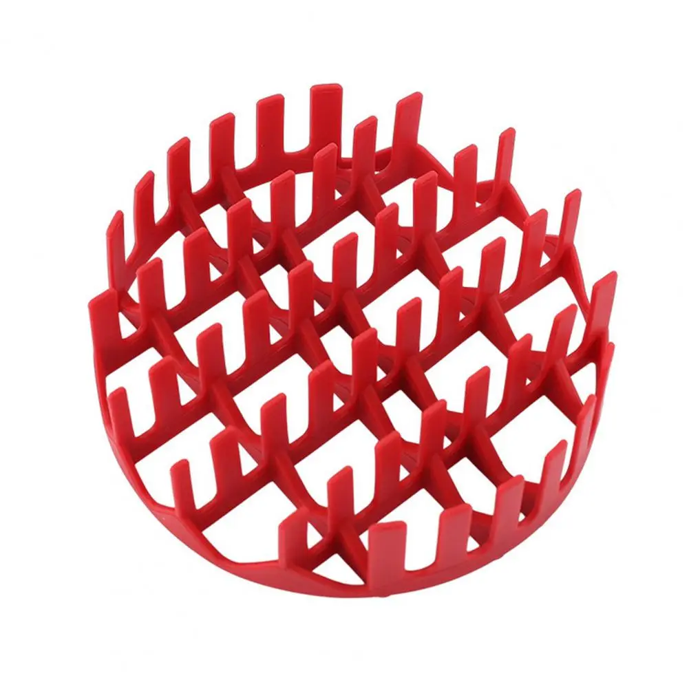 Silicone Hot Dog Bacon Stand Reusable Silicone Air Fryer Liner with Divider Hot Dog Cooking Rack Easy-to-clean Grill for Air