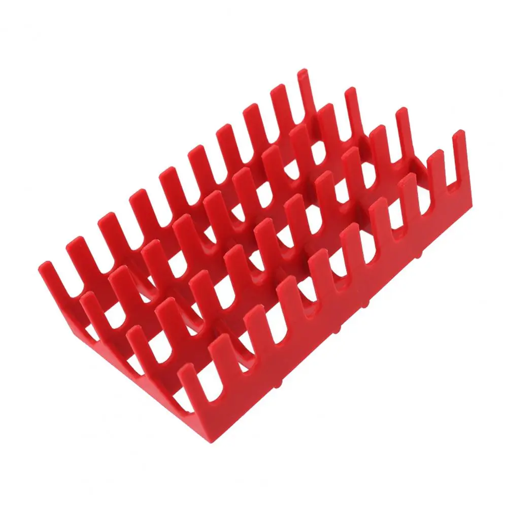 Air Fryers Rack Flexible Silicone Barbecue Rack Liner Set for Air Fryers Hot Dog Stand Divider Inserts for Easy Outdoor Barbecue
