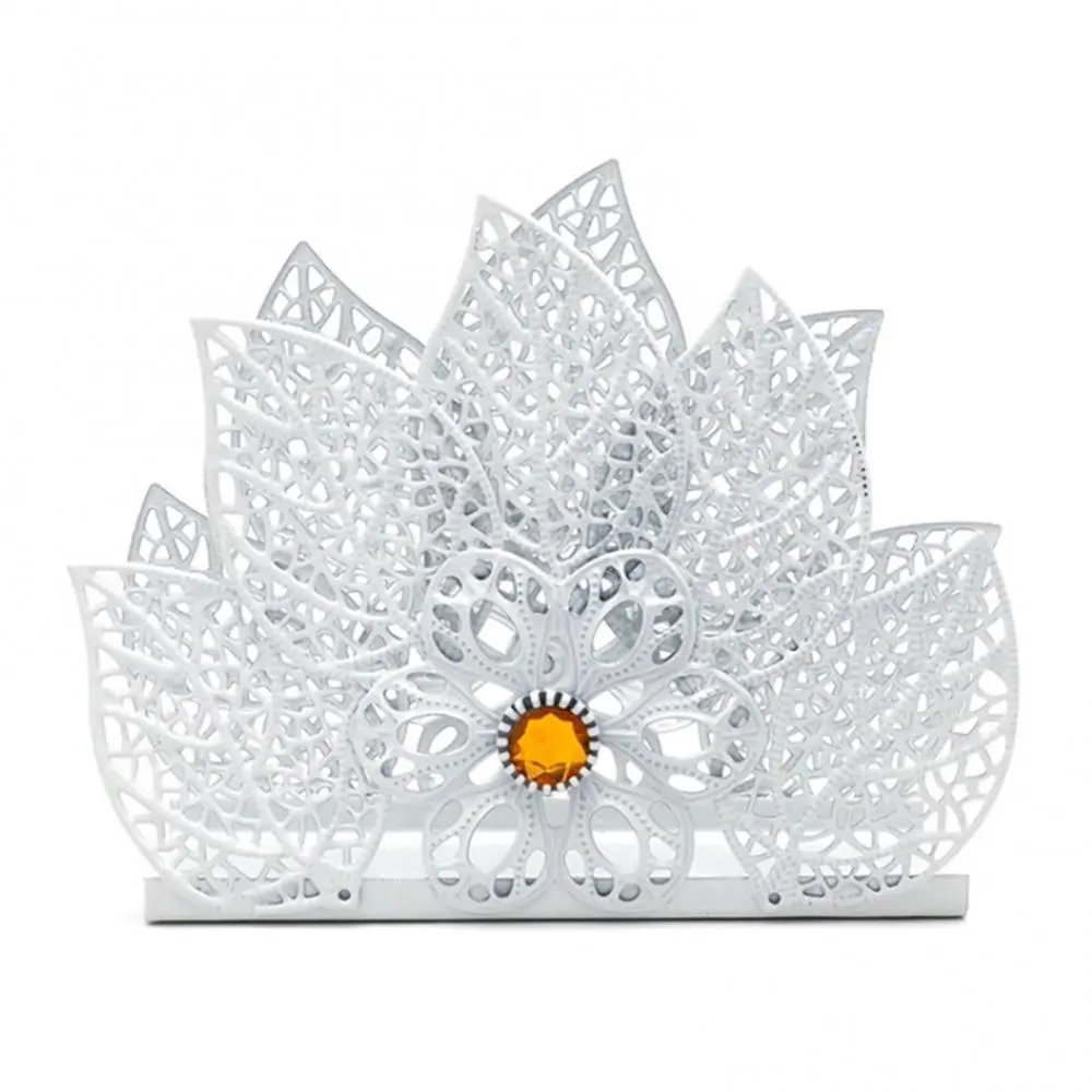 Hollow Napkin Holder Paper Towel Dispenser Tissue Rack Party Dining Table Decor