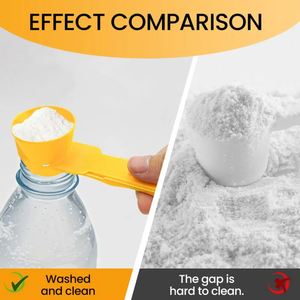 Coffee Bean Measuring Spoon Leakproof Powder Spoon with Built-in Funnel for Exact Measuring of Baking Supplements for Protein