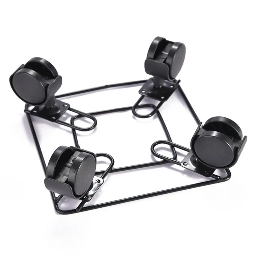 Wheeled Plant Pot Rack Durable Plant Stand with Wheels Heavy Duty Flower Pot Holder Sturdy Planter Rack with Rolling for Easy
