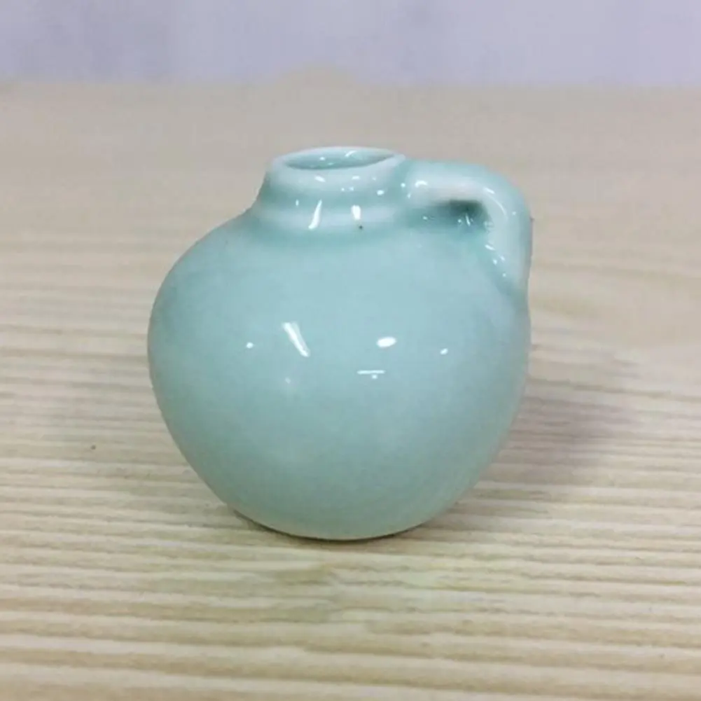 Miniature Pot Magnet Decoration 3d Miniature Ceramic Jar Model Refrigerator Magnet for Kitchen Locker Fridge Mini Ceramic Pot
