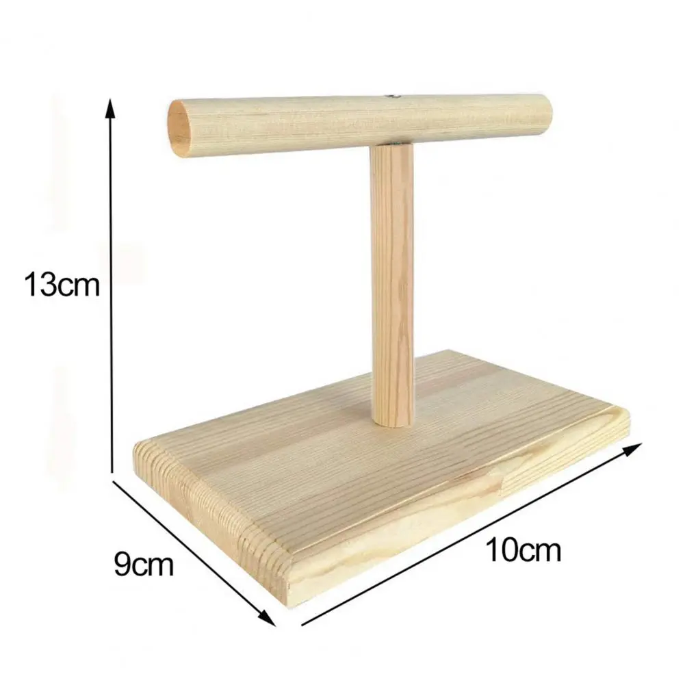 Bird Training Perch Eco-friendly Bird Training Exercise Stand Polished Compact Parrot Rack for Parakeets Parrots Lovebirds