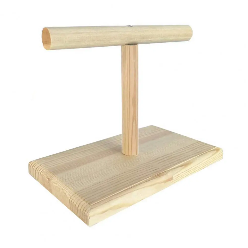 Bird Training Perch Eco-friendly Bird Training Exercise Stand Polished Compact Parrot Rack for Parakeets Parrots Lovebirds