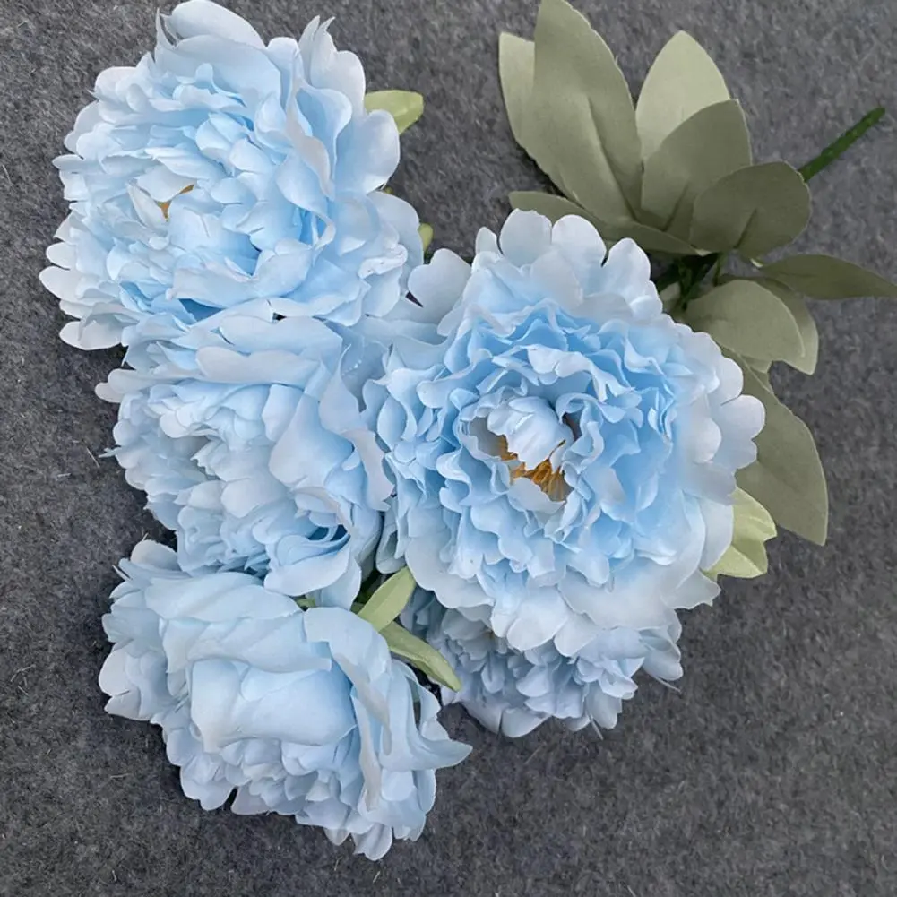 Artificial Peony Bouquet Realistic Artificial Peony Bundle for Home Decor Wedding Centerpieces Floral Arrangements Uv Resistant