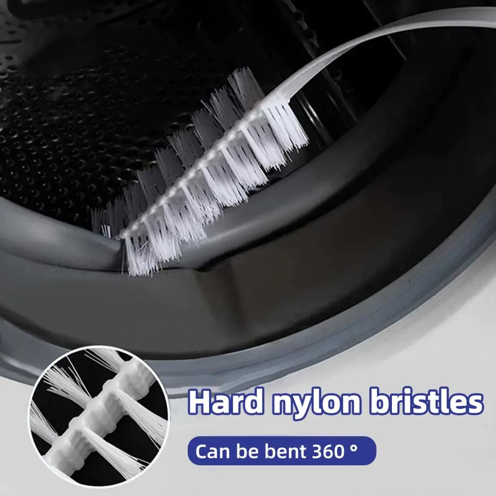 Bucket Tool Set of Flexible Washing Machine Brushes for Maintenance 360 Degree Bendable Tools for Effective Dirt for Washing