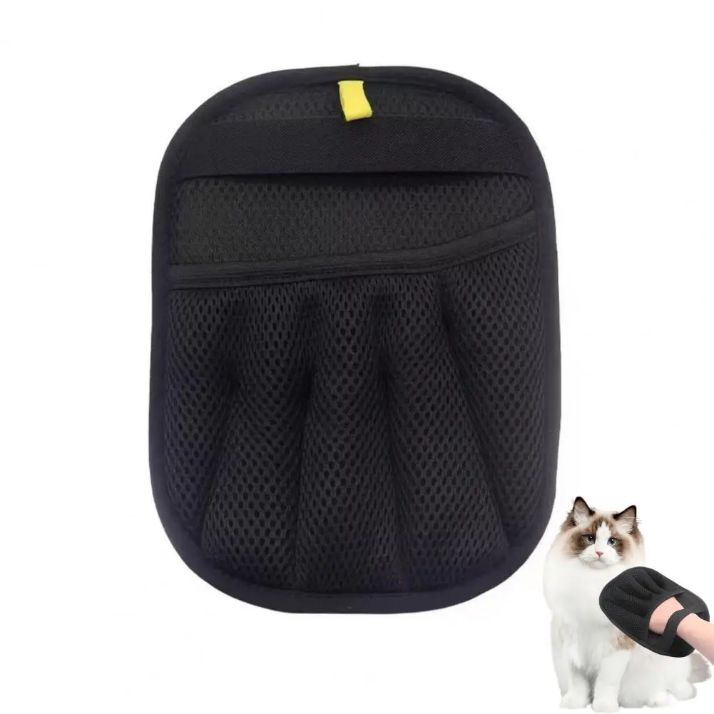 Breathable Mesh Pet Grooming Gloves Dual-sided Pet Hair Remover Gloves for Furniture Car Seats for Deshedding for Cats