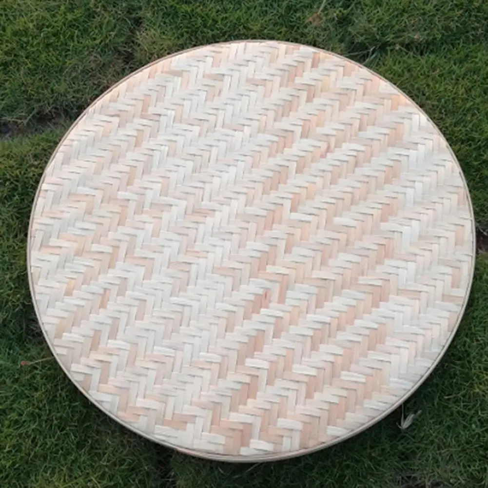 Practical Tea Sieve Lightweight Round Handcraft Multipurpose Weaving Bamboo Sieve  Food Sieve Space-saving