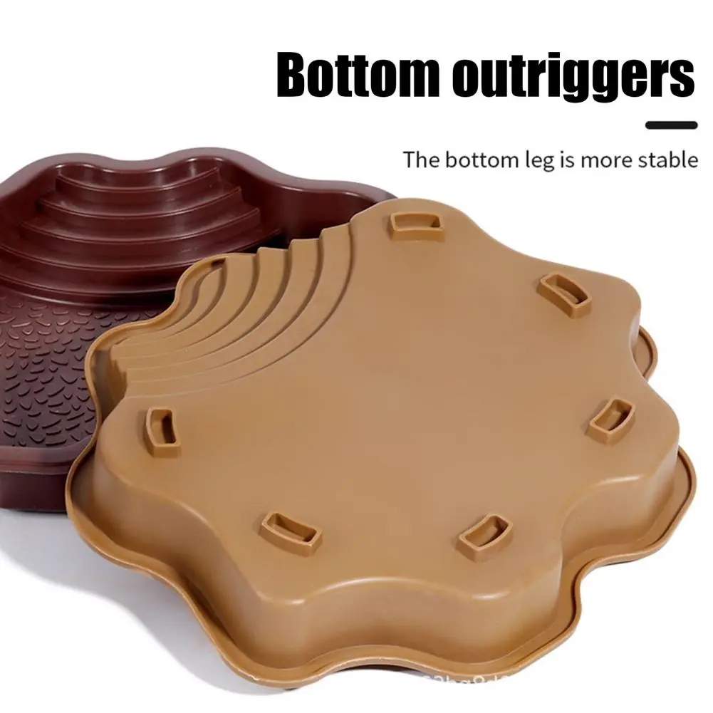 Spacious Turtle Bath Bowl Bathing Pool with Ramp Feeding Dish Water Bowl for Lizard Gecko Snake Turtle Bearded for Healthy