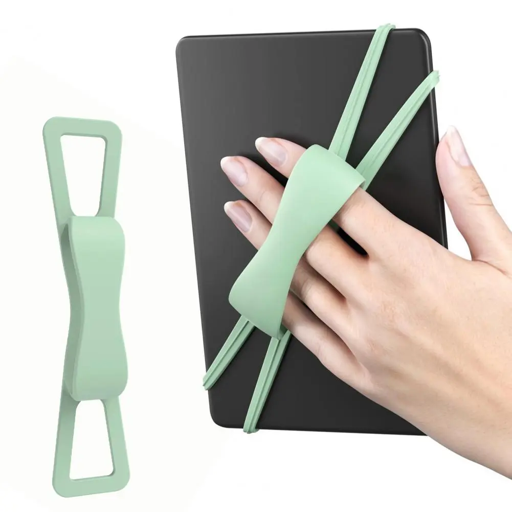 Tablets Hand Strap Universal Silicone Hand Strap for Kindle Tablets Secure Lightweight Finger Grip Holder for E-book Readers