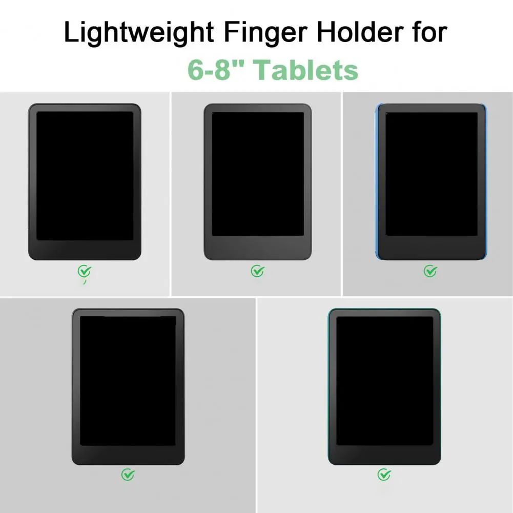 Tablets Hand Strap Universal Silicone Hand Strap for Kindle Tablets Secure Lightweight Finger Grip Holder for E-book Readers