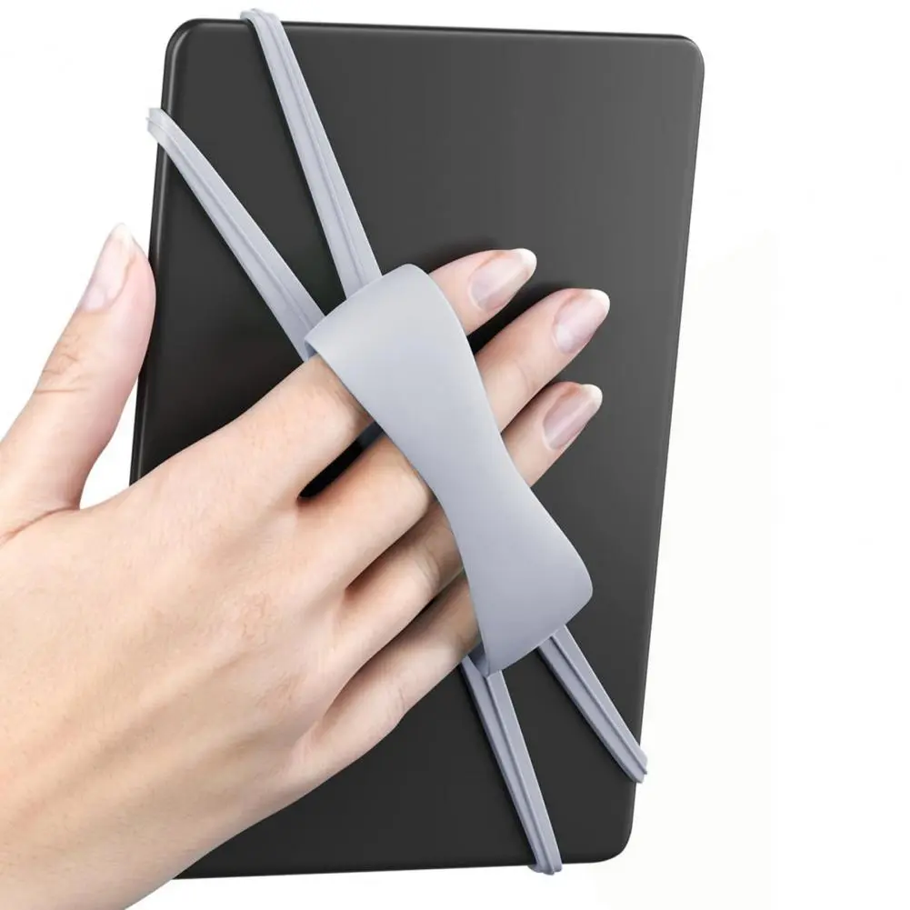 Tablets Hand Strap Universal Silicone Hand Strap for Kindle Tablets Secure Lightweight Finger Grip Holder for E-book Readers