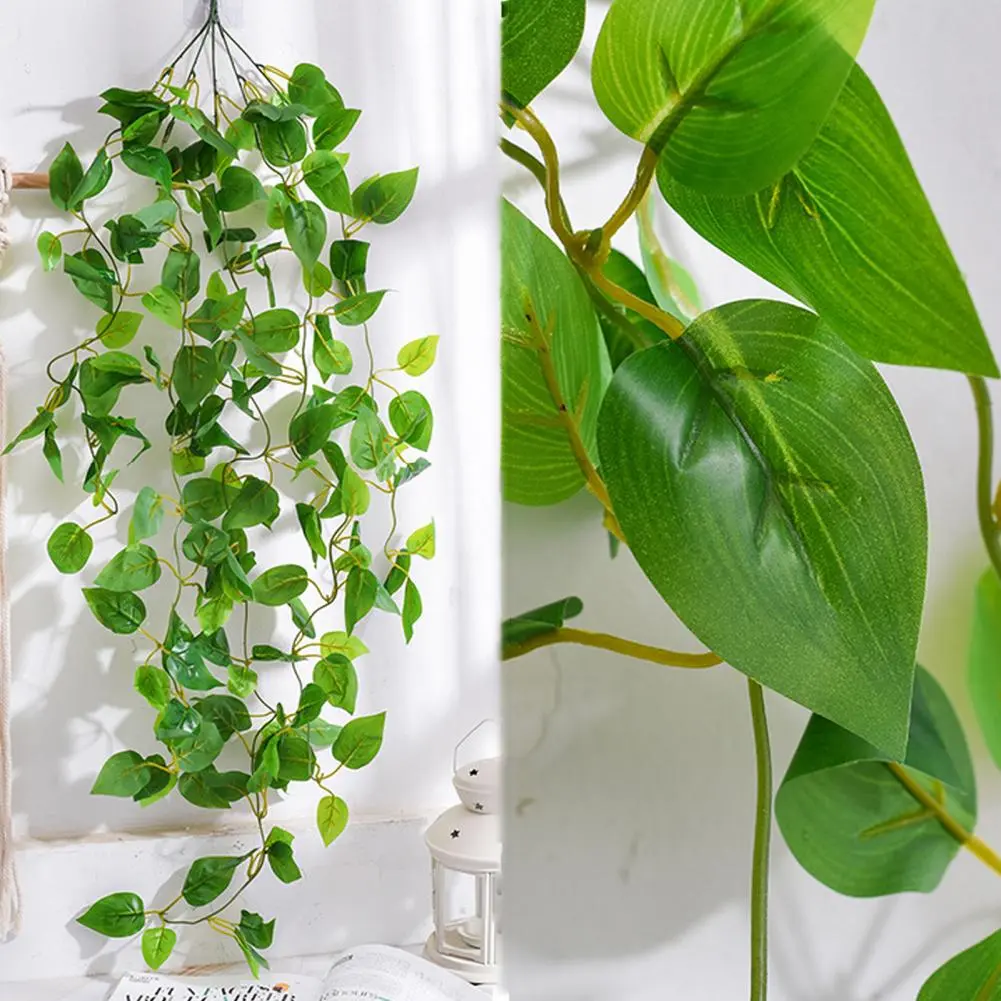 Indoor Outdoor Artificial Plants Realistic Hanging Artificial Green Plants for Indoor Outdoor Decor Uv Resistant for Wedding