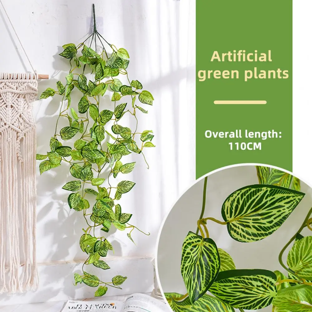 Indoor Outdoor Artificial Plants Realistic Hanging Artificial Green Plants for Indoor Outdoor Decor Uv Resistant for Wedding