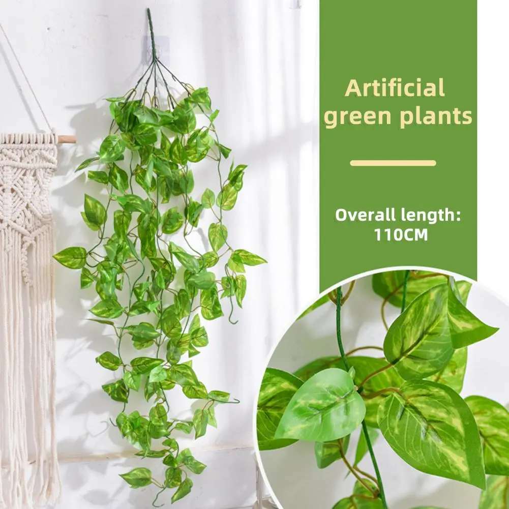 Indoor Outdoor Artificial Plants Realistic Hanging Artificial Green Plants for Indoor Outdoor Decor Uv Resistant for Wedding
