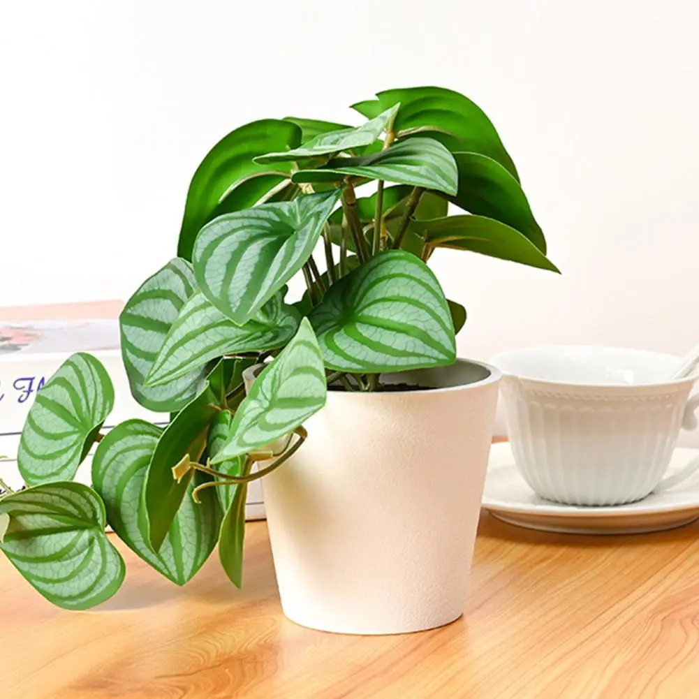 Realistic Fake Leaves for Vase Faux Begonia Leaves Ivy Plants for Indoor Outdoor Floral Arrangements Artificial Green for Vase