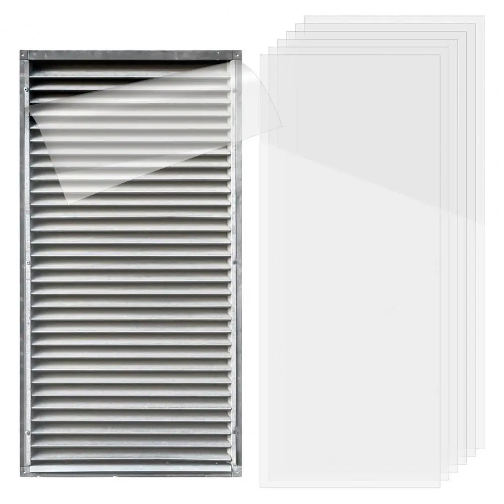 Vent Cover Kit 6-pack 8x15.5-inch Pet Vent Covers for Home Rv Hvac Ac Adhesive Air Register Sheets Floor Wall Ceiling Air Vent