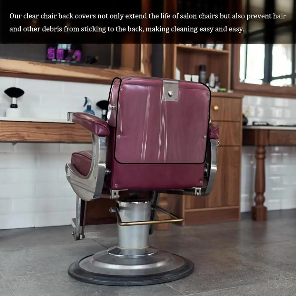 Salon Chair Back Cover Waterproof Salon Chair Cover Protectors for Standard Spa Chairs Hairdressing Back Covers for Chairs