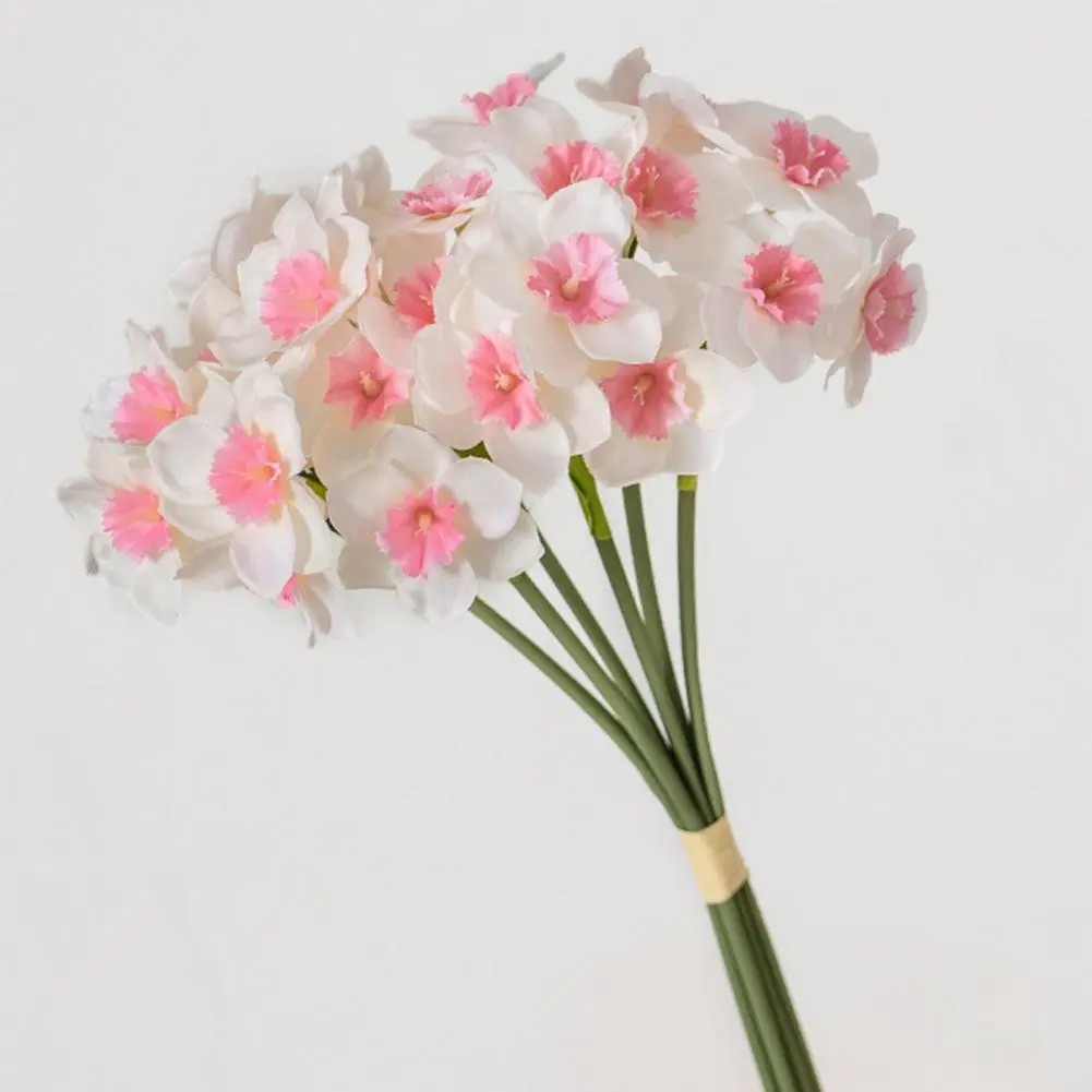 Indoor Artificial Flower Realistic Artificial Flowers for Home Office Decor 6pcs Silk Flower Bunches for Wedding Party Indoor