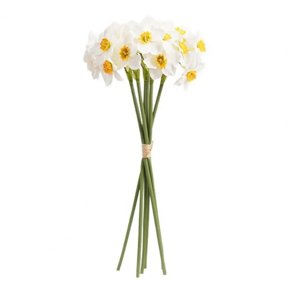 Indoor Artificial Flower Realistic Artificial Flowers for Home Office Decor 6pcs Silk Flower Bunches for Wedding Party Indoor