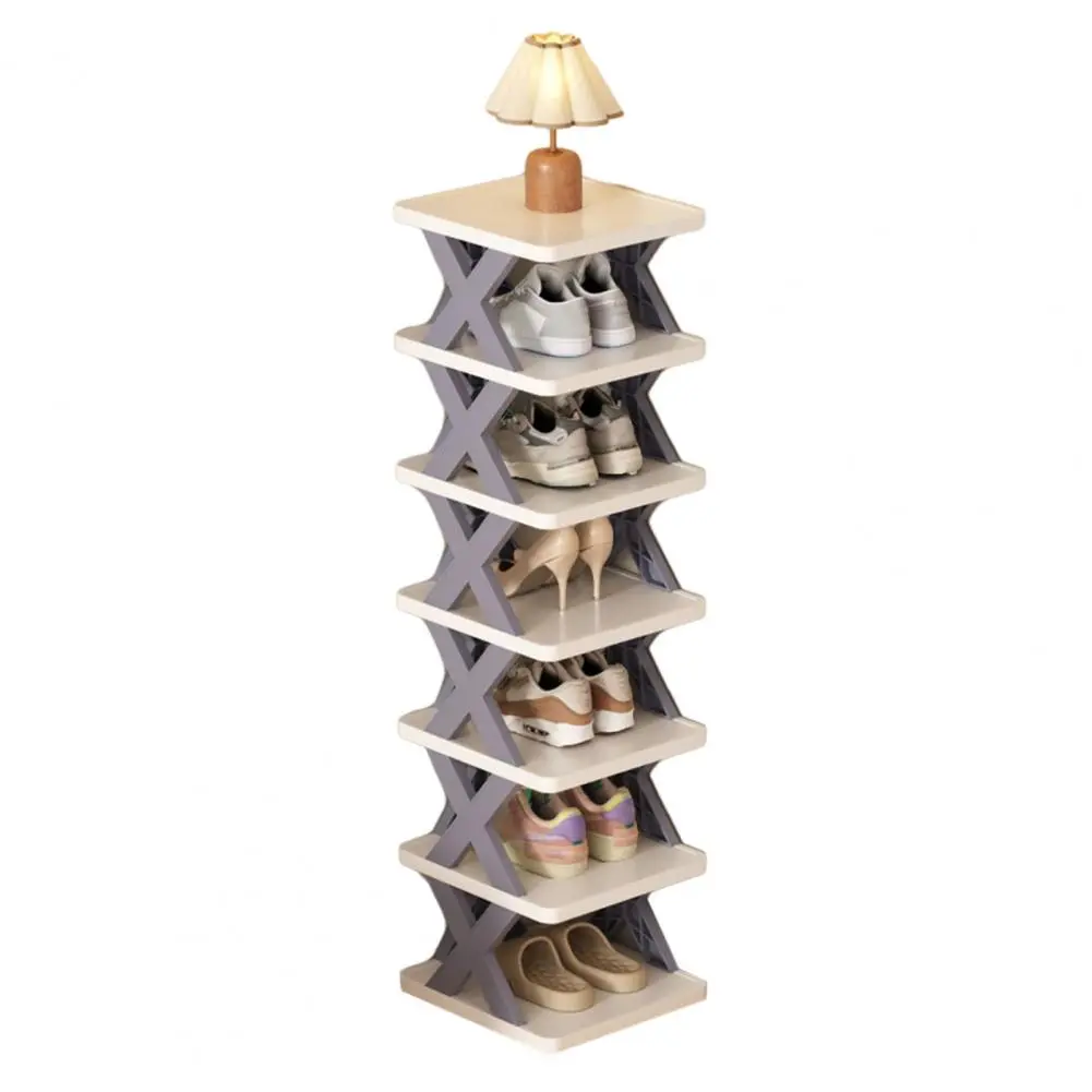 Shoe Organizer Multi-layer Folding Shoe Rack Organizer with Strong Load-bearing Capacity Easy Installation Collapsible for Shoe