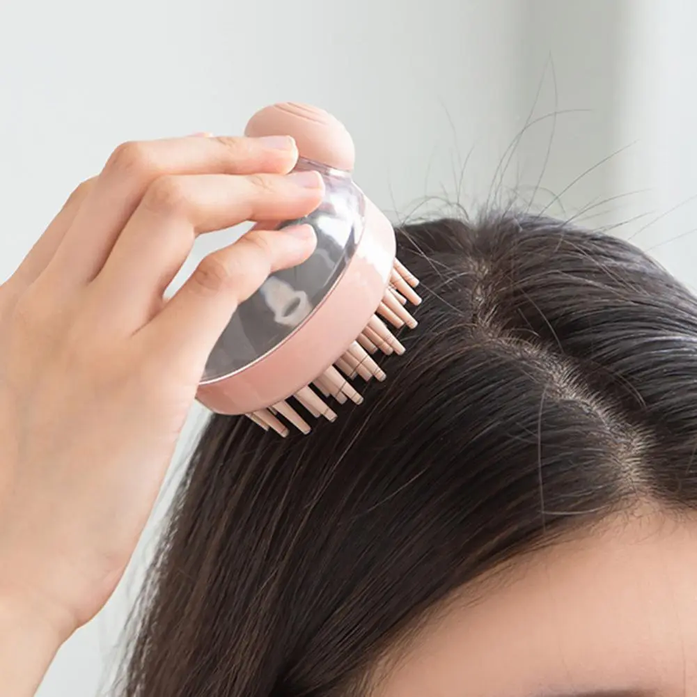 Comfortable Pet Shower Brush Ergonomic Pet Bath Brush with Shampoo Dispenser for Massage Actions All-in-one Shower for Pets