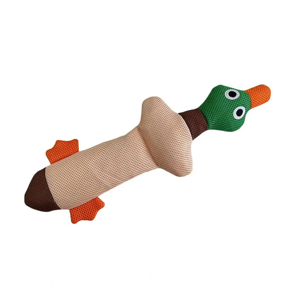 Medium Dog Toy Squeaky Duck Dog Toy for Medium/large Dogs Stuffed Puppy Teething Toy with Crinkle Paper Fun Chew for Small