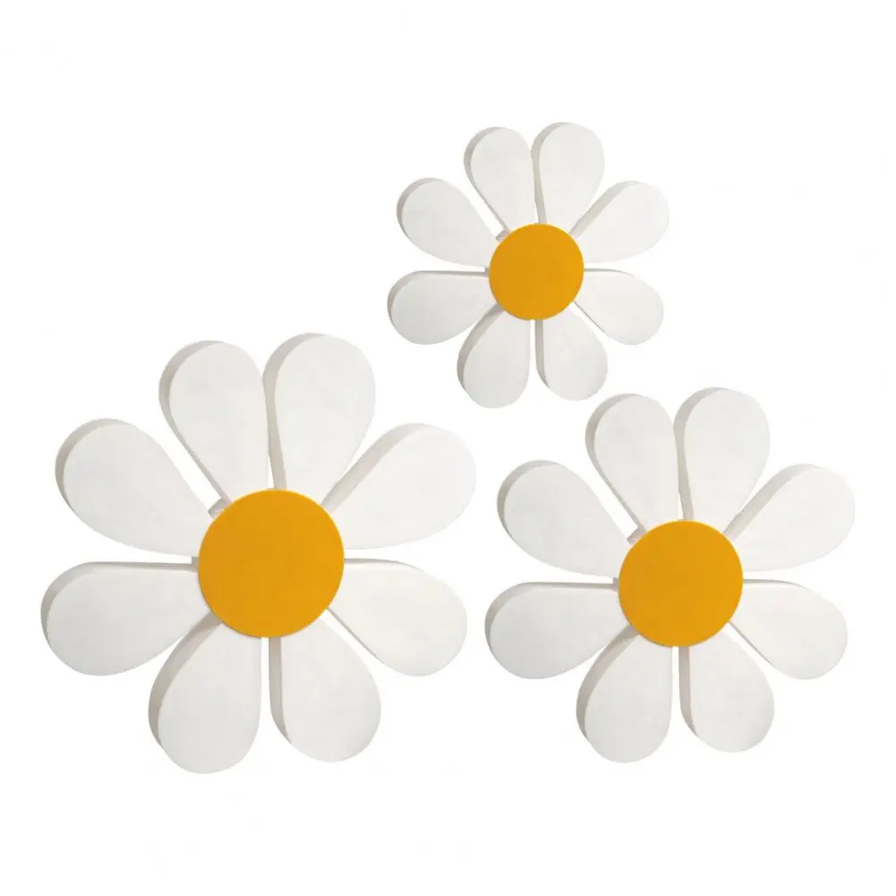 Floral-themed Home Decor Rustic Wooden Floral Table Centerpiece Set for Home Office Decor Farmhouse Style 3d Flower Ornaments