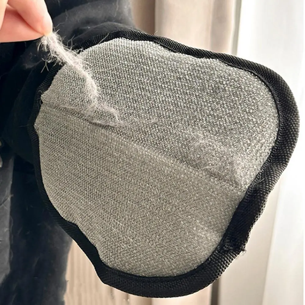 Flexible Pet Hair Removal Tool Pet Hair Remover Gloves Cartoon Design Electrostatic Grooming Glove for Cats Dogs for Couch