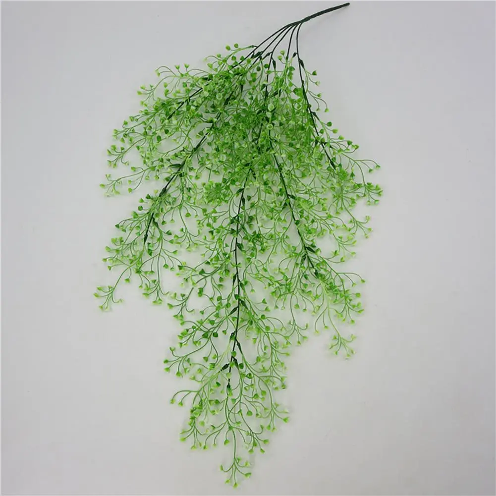 Maintenance-free Hanging Plant Realistic Faux Hanging Plant for Indoor Outdoor Decor Artificial Weeping Plant with Long for Home