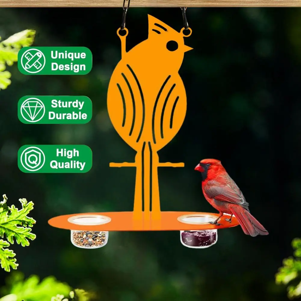 Multifunctional Birds Feeder Outdoor Oriole Birds Feeder with Pp Bowls Perch Attachment Prongs for Backyard for Patio for Nectar