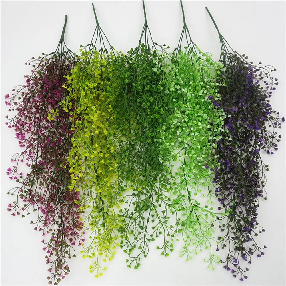 Maintenance-free Hanging Plant Realistic Faux Hanging Plant for Indoor Outdoor Decor Artificial Weeping Plant with Long for Home