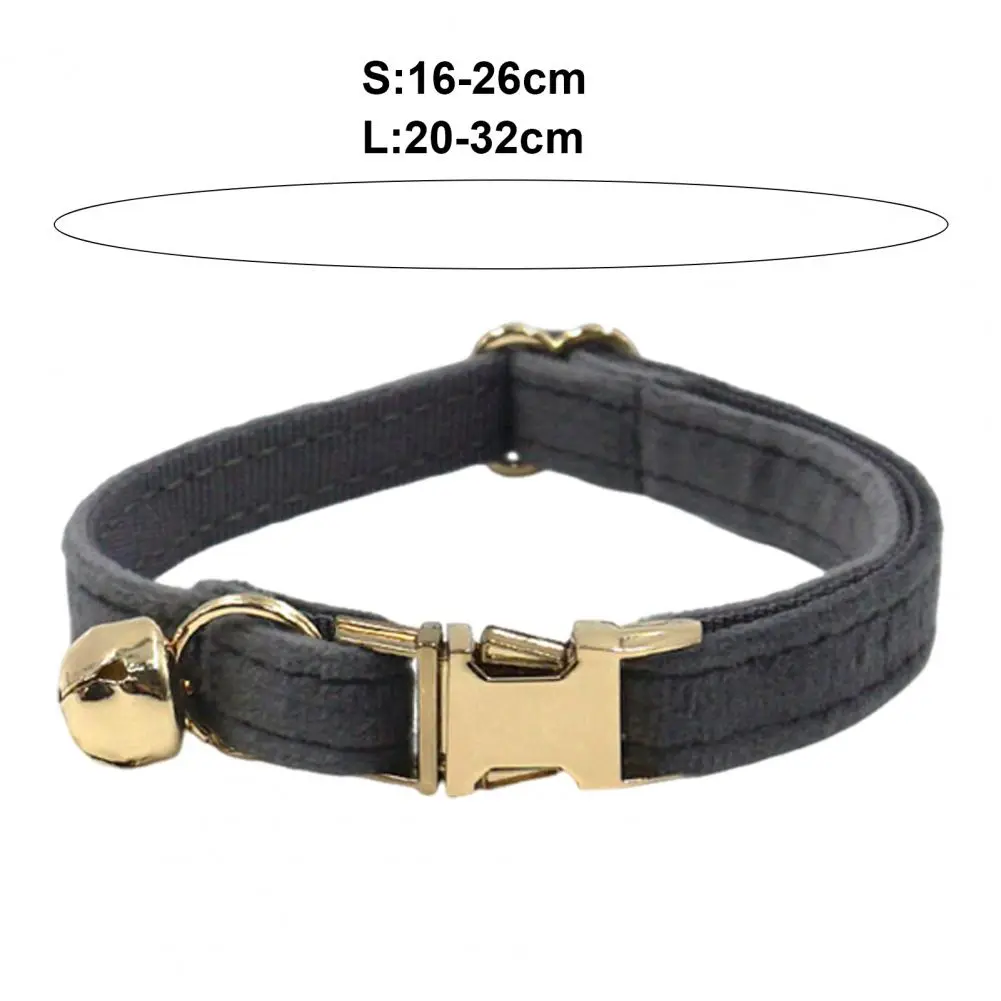 Velvet Cat Collar Personalized ID Tag Kitten Collars Necklace Bell Bow tie Custom Small Collar