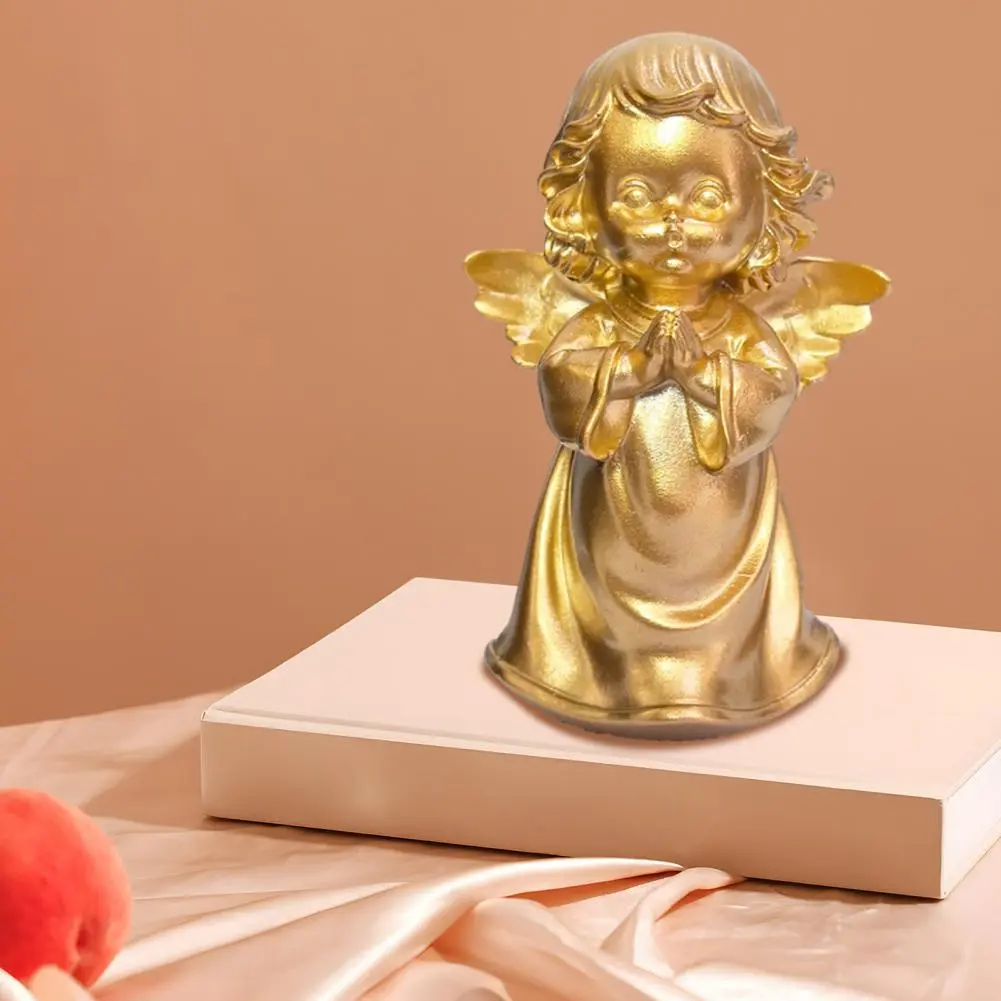 Angel Statue Cherub Figurine Set Praying Sleeping Angel Statues for Home Office Decoration Resin Sculptures for Shelf Desktop