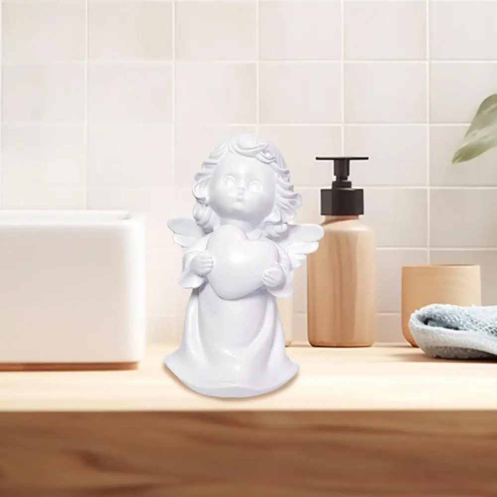 Angel Statue Cherub Figurine Set Praying Sleeping Angel Statues for Home Office Decoration Resin Sculptures for Shelf Desktop