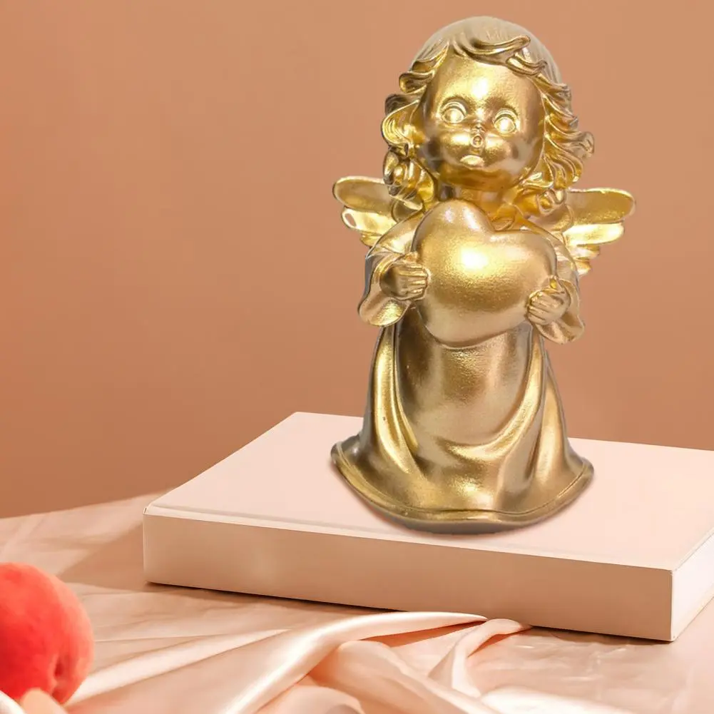 Angel Statue Cherub Figurine Set Praying Sleeping Angel Statues for Home Office Decoration Resin Sculptures for Shelf Desktop