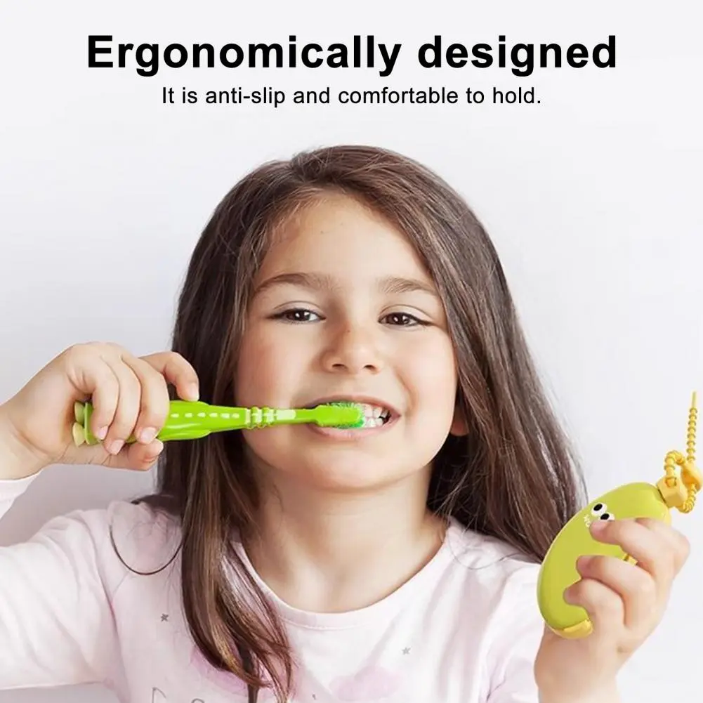 Compact Toothbrush Container Banana-shaped Toothbrush Cover Toothpaste Dispenser Travel Case Set Compact Portable for Oral