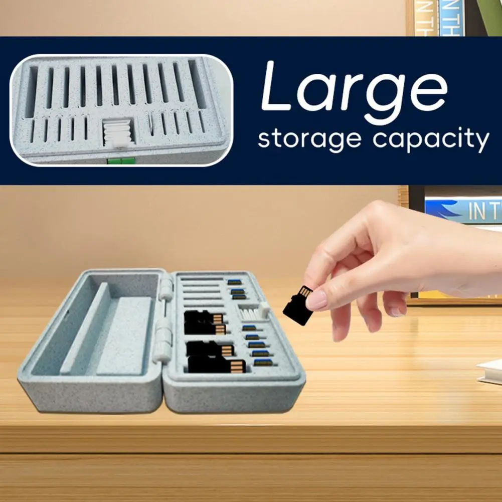 Waterproof Card Case Waterproof Memory Card Storage Box with Capacity Shock Resistant Holder for Sd Cards for Photographers