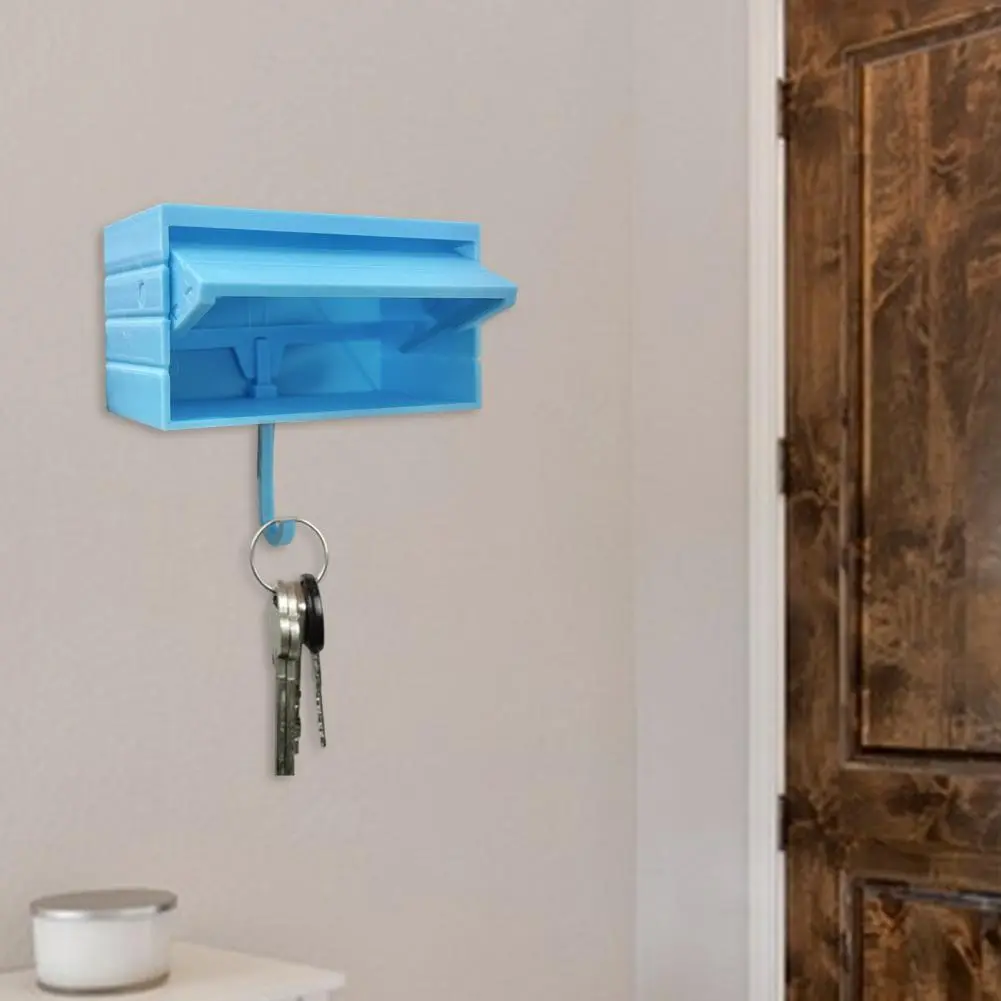 Key Hook 3d Printed Car Garage Key Holder with Opening Door Wall Mount Entryway Key Rack Easy Installation Fun Design Home Decor