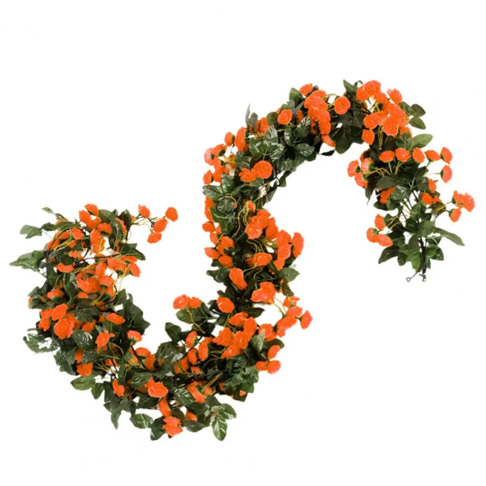 Artificial Greenery Elegant Rose Artificial Flower Vines for Diy Wedding Decor Realistic Simulation Vibrant Colors Beautifully