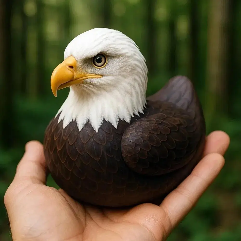 Unique Wildlife Decor Wildlife Duck Figurine Resin Eagle Ornament for Nature Lovers Tabletop Buffalo Sculpture Gift Wildlife