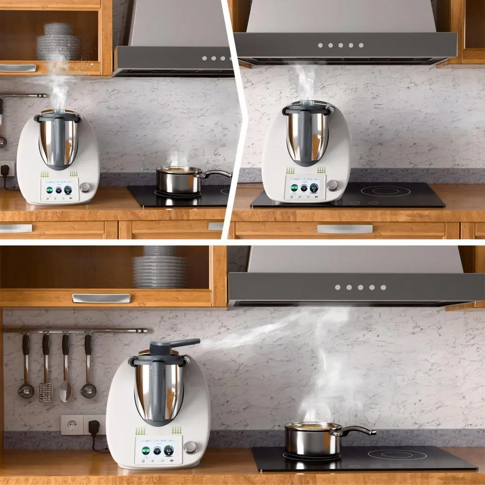 Secure Lid Attachment Steam Shunt Steam Splitter Diverter for Tm5 Tm6 Food-safe 360 Degree Rotating Steam for Thermomix