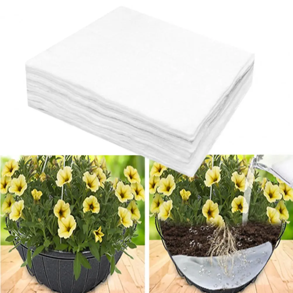 Easy to Use Plant Watering Solution Self Watering Hanging Basket Liner Set with Absorbent Mat for Moisture for Hanging for Easy