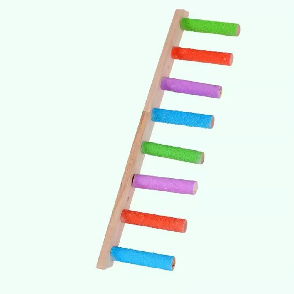 Parrot Exercise Ladder Wooden Parrot Climbing Ladder Set for Budgies Peony Parrots Fun Exercise Stand Play Perch Cage for Nature